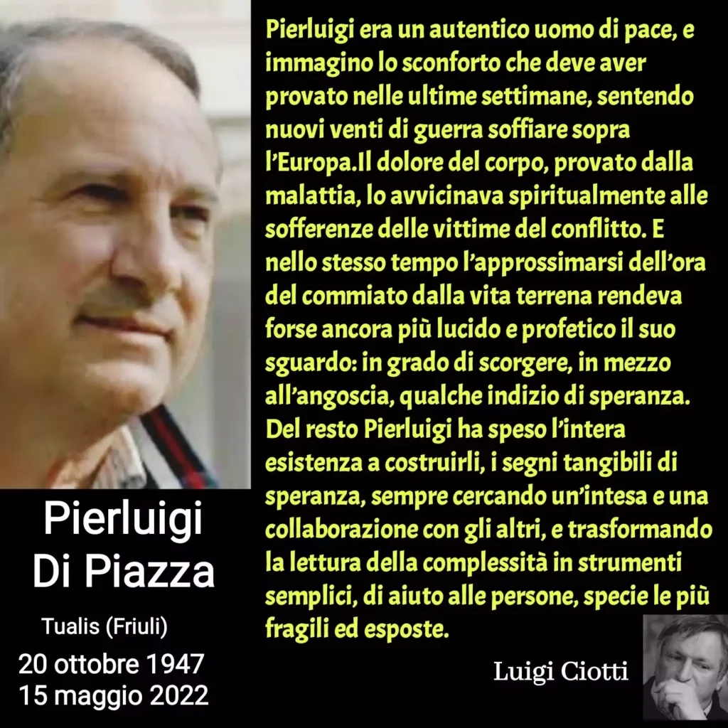 Commento di Luigi Ciotti su Don Pierluigi